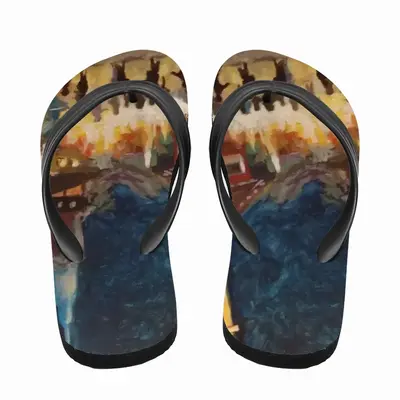 Men Winter Holidays Celebration Flip Flop Slippers