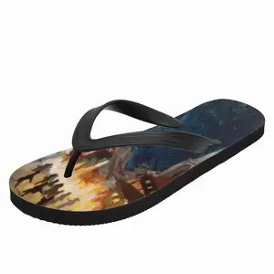 Men Winter Holidays Celebration Flip Flop Slippers