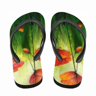 Men The Sunshine Poppies Flip Flop Slippers