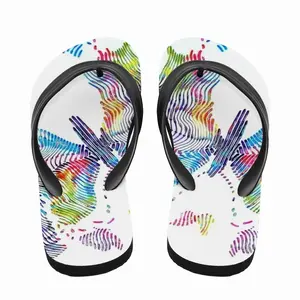 Men Butterfly Hope Explosion Flip Flop Slippers