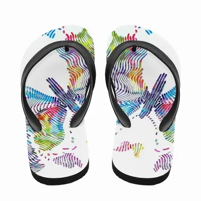 Men Butterfly Hope Explosion Flip Flop Slippers