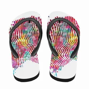 Men Feel The Love Inside Your Heart Shine In The Dark Flip Flop Slippers