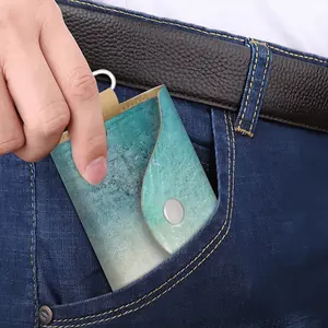 Blue Moon Leather Key Bag