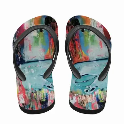 Men Portrait Sketch Vii Flip Flop Slippers