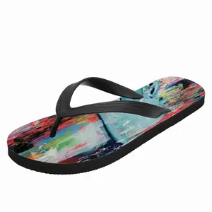 Men Portrait Sketch Vii Flip Flop Slippers