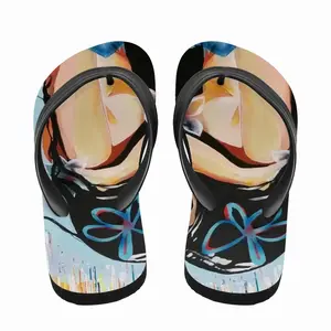 Men Flower Of Love Flip Flop Slippers