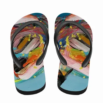 Men Hear The Ocean Flip Flop Slippers