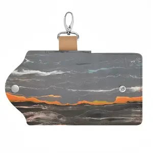 Melting Sun Leather Key Bag