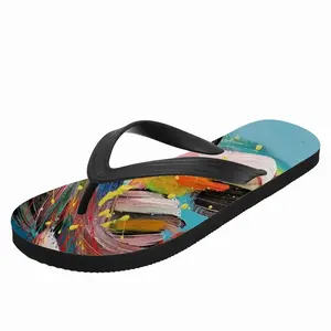 Men Hear The Ocean Flip Flop Slippers