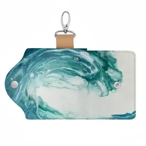 Wave Leather Key Bag