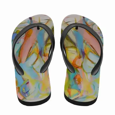 Men Flourish Code Flip Flop Slippers