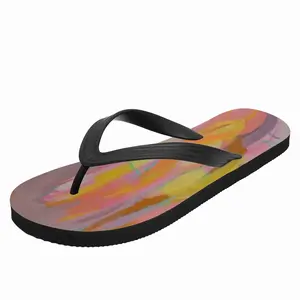 Men The Beating Of The Cosmic Heart Flip Flop Slippers