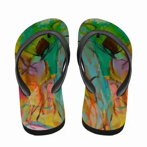 Men Alchemical Symbols Flip Flop Slippers