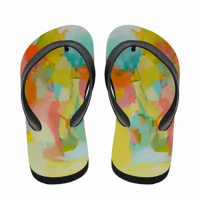 Men Landscape Of Reunion Flip Flop Slippers