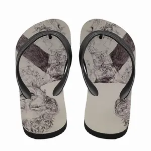 Men Queen Elizabeth Ii Flip Flop Slippers