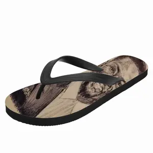 Men Kevin Hart Portrait Flip Flop Slippers