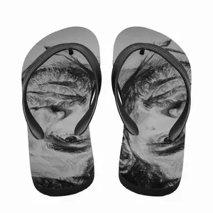 Men Aubrey Drake Graham Portrait Flip Flop Slippers