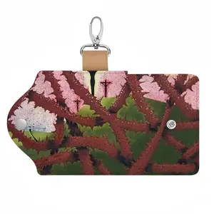 Calvary Through Thorns Leather Key Bag