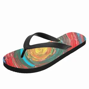 Men On The Eye Of The Hurricane Flip Flop Slippers