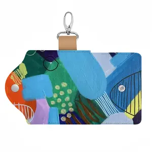 Flashy Emotions Leather Key Bag