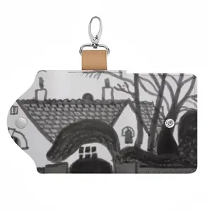 Creepy Cottage Leather Key Bag