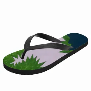 Men Bull Terrier Flip Flop Slippers