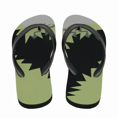 Men Raven Flip Flop Slippers