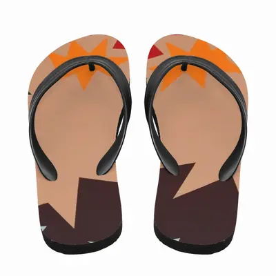 Men Orange Peel Flip Flop Slippers