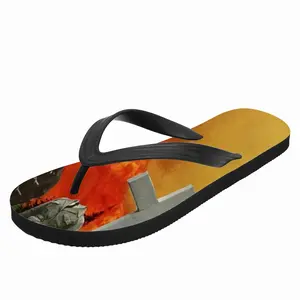 Men Eternal Flames Flip Flop Slippers