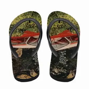 Men The Burled Hollow Flip Flop Slippers