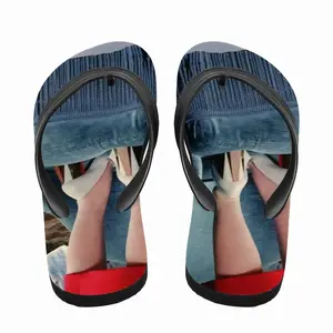 Men Reaching For The Top Flip Flop Slippers