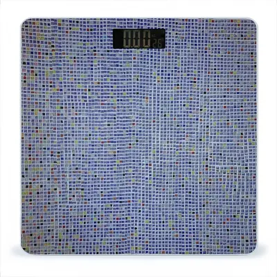 Blue Grids (Biro,Marker Gouache) Weight Scale