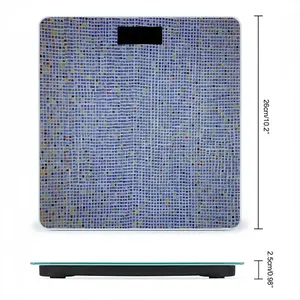 Blue Grids (Biro,Marker Gouache) Weight Scale