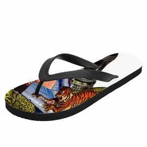 Men Adventures In Zoology Flip Flop Slippers