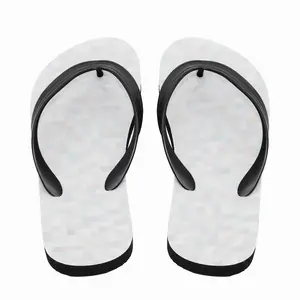 Men White-Soft Colorful Flip Flop Slippers