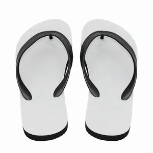 Men White Flip Flop Slippers