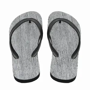 Men Black On White Iv Flip Flop Slippers