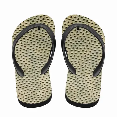 Men Holes Ocker Flip Flop Slippers