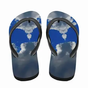 Men Ram In The Clouds Flip Flop Slippers