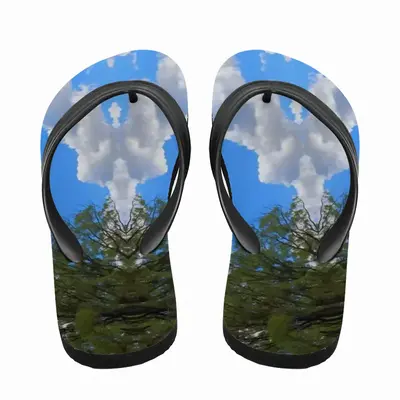 Men Dragon Clouds Flip Flop Slippers