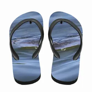 Men Swimming Turtle - High Park Ontario Flip Flop Slippers