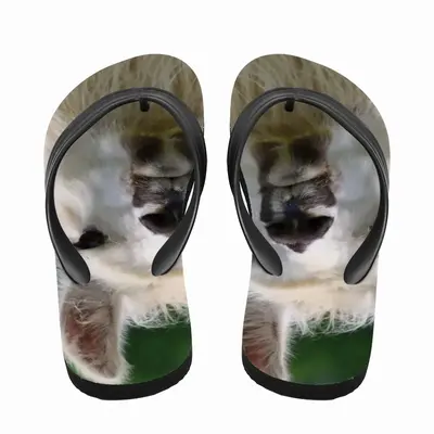 Men Llama Look Flip Flop Slippers