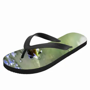 Men Green Frog - Staring Contest Flip Flop Slippers