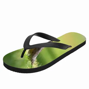 Men Bird In High Park Grass Flip Flop Slippers