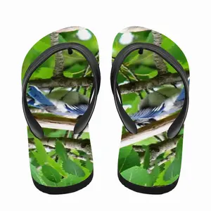 Men Blue Jay Peek-A-Boo Flip Flop Slippers