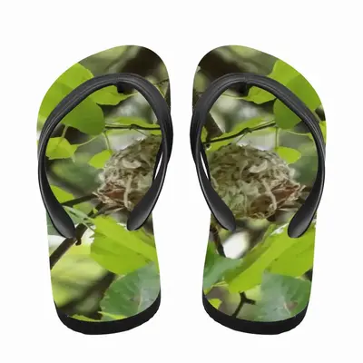 Men Baby Bird In A Nest Flip Flop Slippers