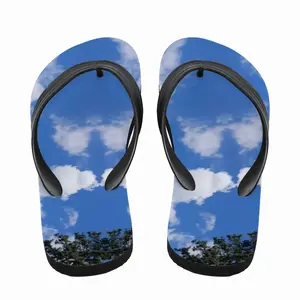 Men Head In The Clouds Flip Flop Slippers