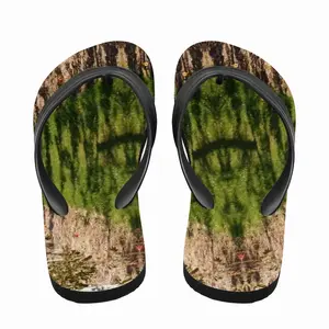 Men Happy Apple Pickin Flip Flop Slippers