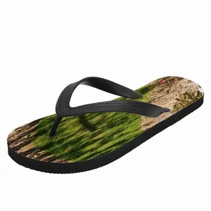 Men Happy Apple Pickin Flip Flop Slippers