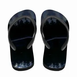 Men Parallel Sunsets Flip Flop Slippers